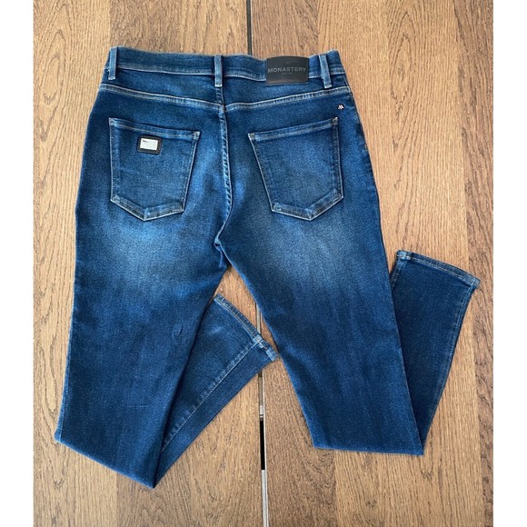 Monastery Couture Luxury Men’s Size 34 X 31 Skinny Jeans Button Fly - Picture 2 of 8